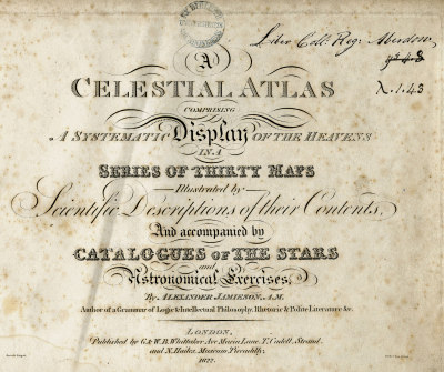 Celestial Atlas Title page