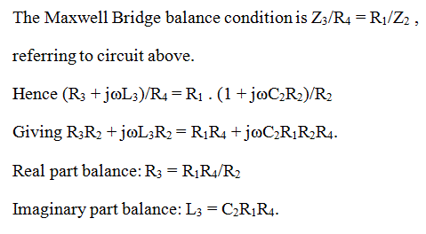 Bridge Balance conditions